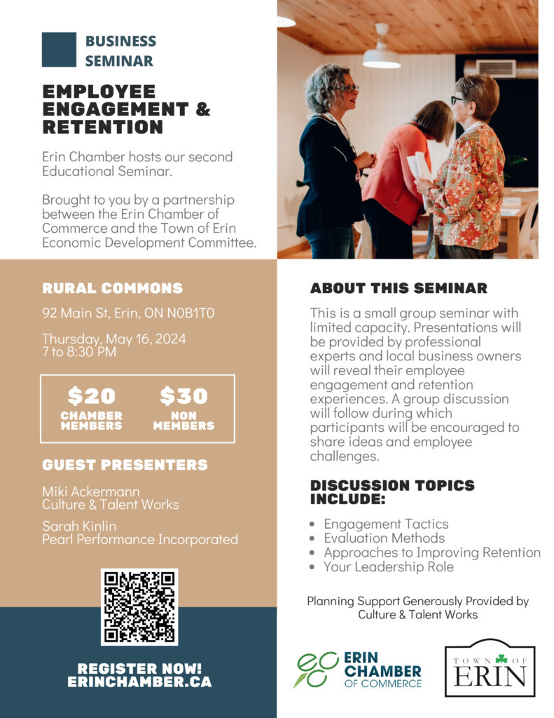 BUSINESS SEMINAR: Employee Engagement and Retention